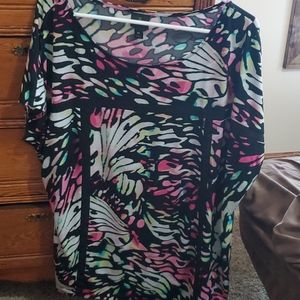 Patterned Dress Top